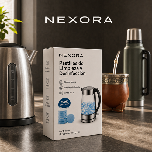 Pastillas Nexora - Limpia tu pava electrica